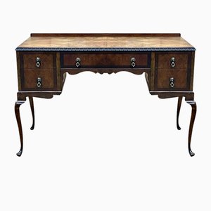 English Chippendale Desk in Walnut, 1930s