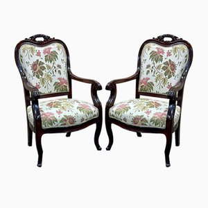 Fauteuils Napoléon III, Set de 2