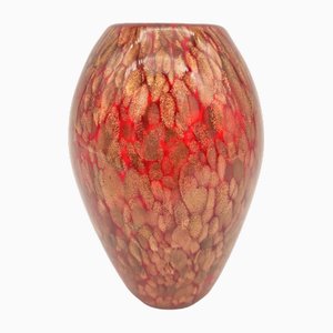 Mid-Century Vase aus Muranoglas, 1950er