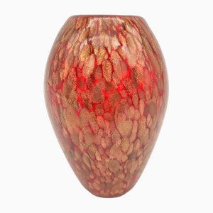 Vaso Mid-Century in vetro di Murano, anni '50