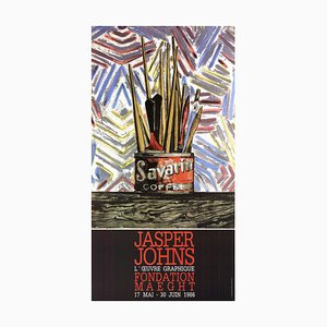Jasper Johns, Savarin Coffee Cans, 1986, Litografía en offset
