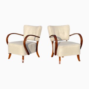 Art Deco Armchairs H-237 by Jindřich Halabala for Up Závody, Set of 2