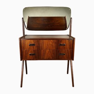 Fully Restored Vintage Danish Rosewood Dressing Table, 1960s