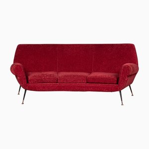 Geschwungenes italienisches Sofa von Gigi Radice für Minotti, 1960er