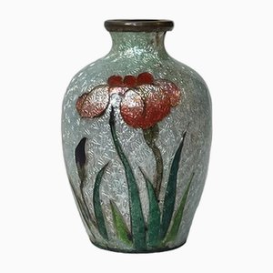 Japanese Ginbari Perfume Vase in Cloisonne Enamel, 1920s