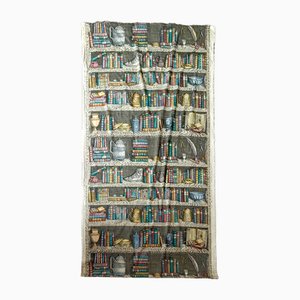 Libreria Panel in Textile from Atelier Fornasetti, 1970s