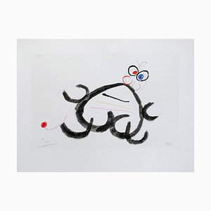 Joan Miro, Enfance d'Ubu II, Lithographie, 1972