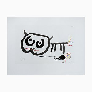 Joan Miro, Enfance d'Ubu IV, Lithographie, 1972