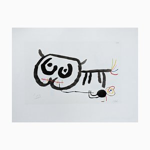 Joan Miro, Enfance d'Ubu IV, Lithographie, 1972