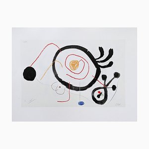 Joan Miro, Enfance d'Ubu XI, Lithograph, 1972