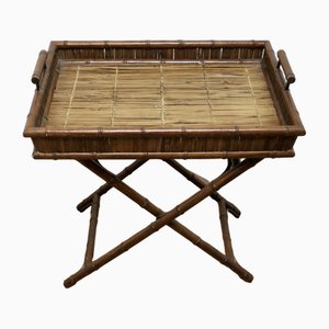 Bamboo Butlers Tray on Stand, Set of 2