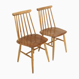 Skandinavische Stühle von Ilmari Tapiovaara für Edsby Verken, 1960er, 2er Set