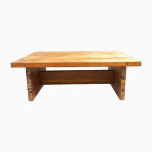 Table Basse Scandinave en Pin, 1970