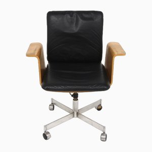 Scandinavian Chair in Leather, 1970