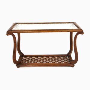 Vintage Mahogany Console Table, 1940