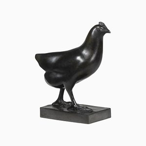 François Pompon. Poule, bronce, 2006