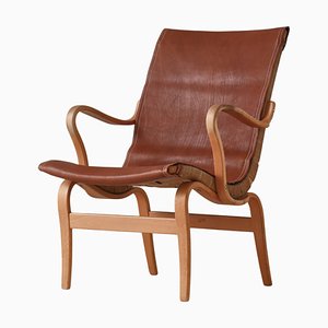 Eva Lounge Chair attributed to Karl Mathsson & Bruno Mathsson, 1970s