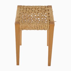 Tabouret Audoux-Minet en Corde, 1950s