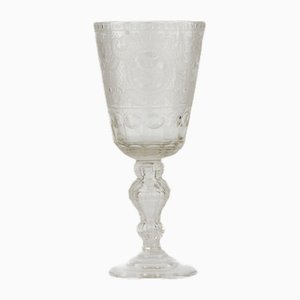 Glass Goblet with Monogram and a Portrait of Elizaveta Petrovna, Russia, 19th Century