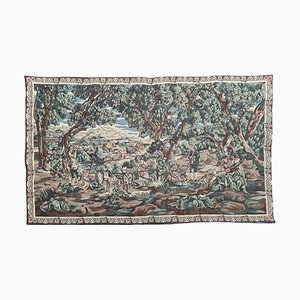 Mid-Century French Aubusson Style Jaquar Tapestry, 1980s