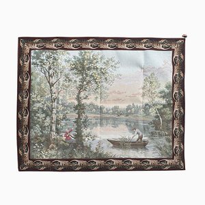 Mid-Century French Aubusson Style Jaquar Tapestry, 1970s