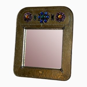 Specchio da parete con gioielli, Francia