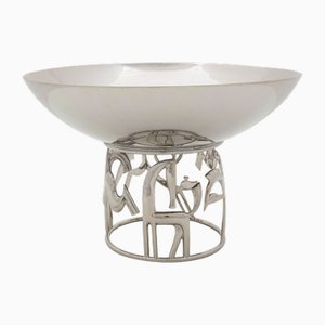 Centerpiece with Stylized Animals from Werkstatte Hagenauer, Vienna, 1950s