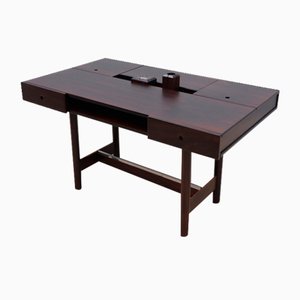 Vintage Writing Desk in Rosewood from Saporiti, 1960s