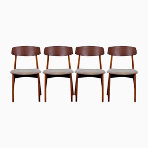 Mid-Century Rosewood Dining Chairs by Harry Østergaard for Randers Furniture Factory, 1960s, Set of 4