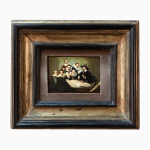 After Rembrandt, Scene figurative, fine XIX secolo, Dipinti ad olio, con cornice, set di 2