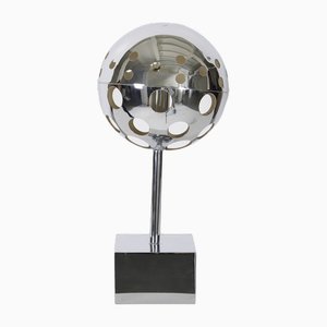 Chromed Metal Table Lamp by Sabine Charoy
