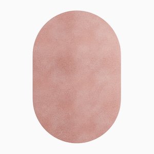 Tapis Oval Orchid #07 Modern Minimal Oval Shape Hand-Tufted Rug by TAPIS Studio