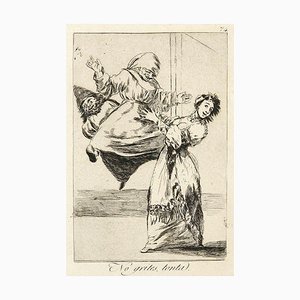 After Francisco Goya, Don't Scream, Fool, Etching, 1881/86