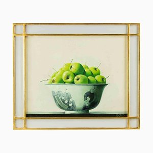 Zhang Wei Guang, Green Apples, Oil Painting, 2000s