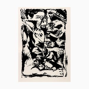 Jackson Pollock, Sans titre, Expression No. 2, Sérigraphie, 1964