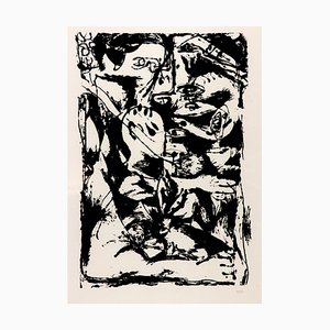 Jackson Pollock, Senza titolo, Expression No. 2, Screen Print, 1964