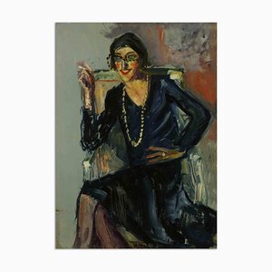 Antonio Feltrinelli, Mujer con velo, Pintura, 1929