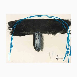 Antoni Tàpies, Arc Blau, Acquaforte, 1972