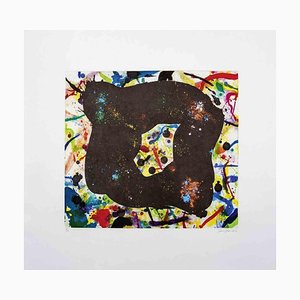 Sam Francis, Untitled, Etching and Aquatint Monotype, 1989