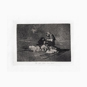 Francisco Goya, De que Sirvé una Taza ?, Aguafuerte, 1863