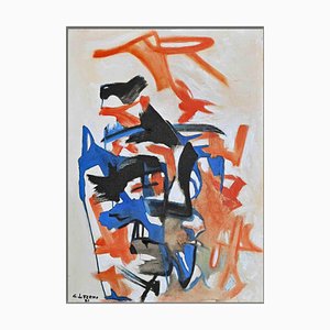 Giorgio Lo Fermo, Abstract Expression, Huile sur Toile, 2021