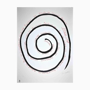 Jannis Kounellis, Spirale sans fin, Techniques mixtes, 2008