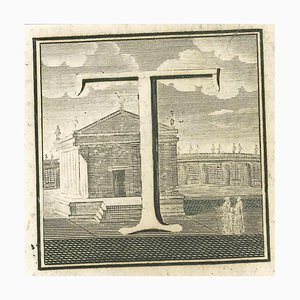Sconosciuto, Lettera dell'alfabeto T, Attacco, XVIII secolo