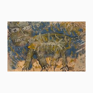 Sergio Barletta, Omaggio a Paul Klee, Inchiostro e tempera, anni '60