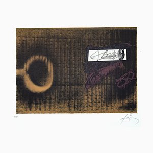 Antoni Tàpies, L'Etiquette, Lithograph, 1979