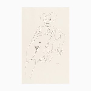 Da Egon Schiele, Madre e figlio, Collotipia