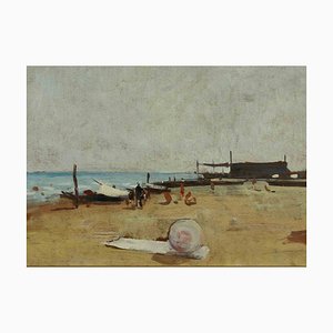 Fioravante Seibezzi, Seaside, Painting, 1950s