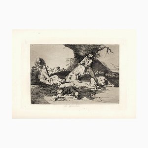 Francisco Goya, Se Aprovechan, Etching, 1863