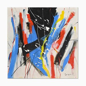 Martine Goeyens, Abstraction Number 1, Painting, 2023