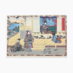 Utagawa Kunisada (Toyokuni III), Yugiri, Holzschnitt, 1850er